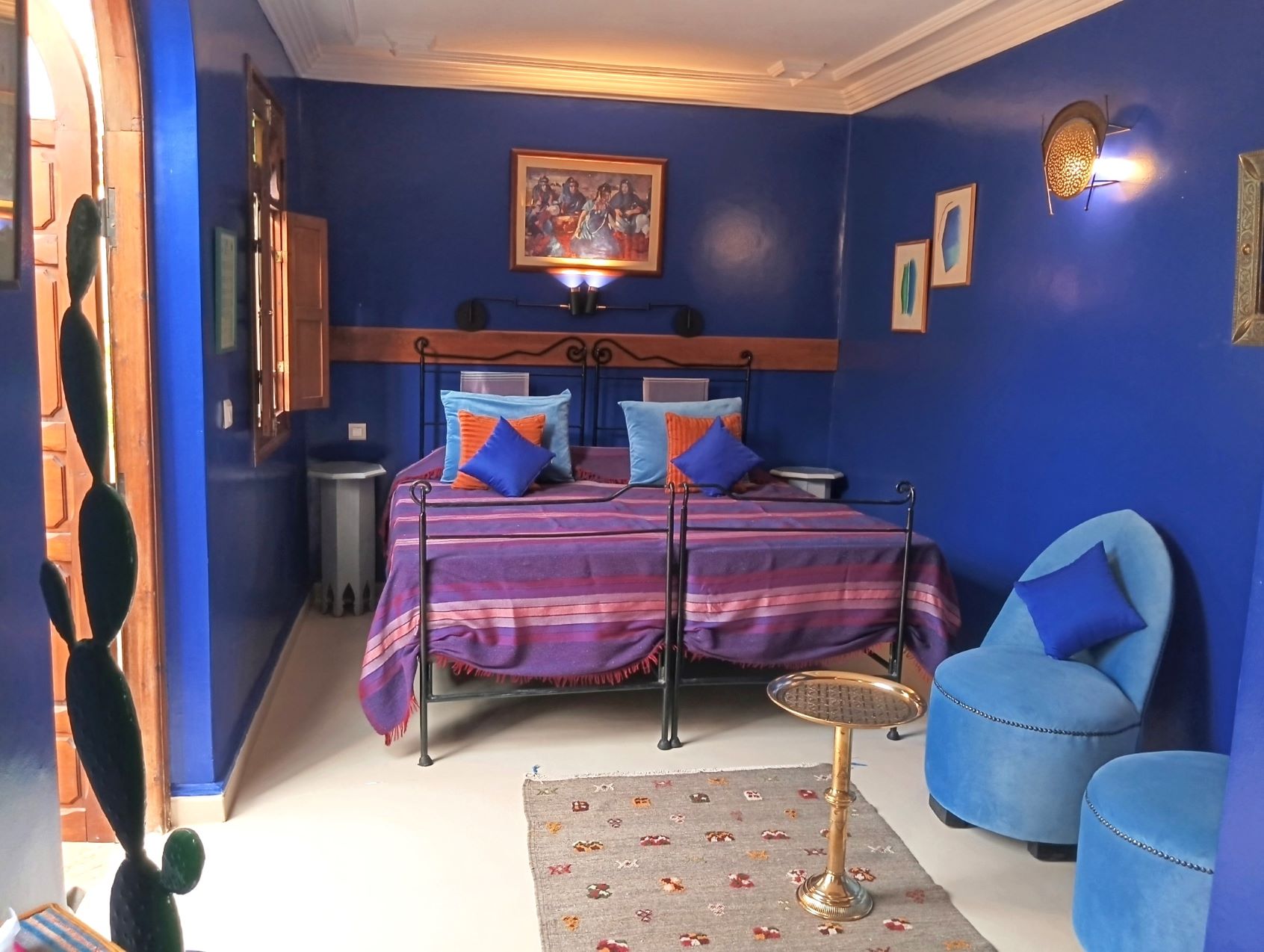 Chambre Majorelle Dar Taliwint (2)