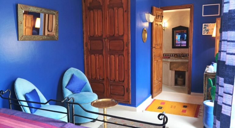 Chambre Majorelle Dar Taliwint (3)