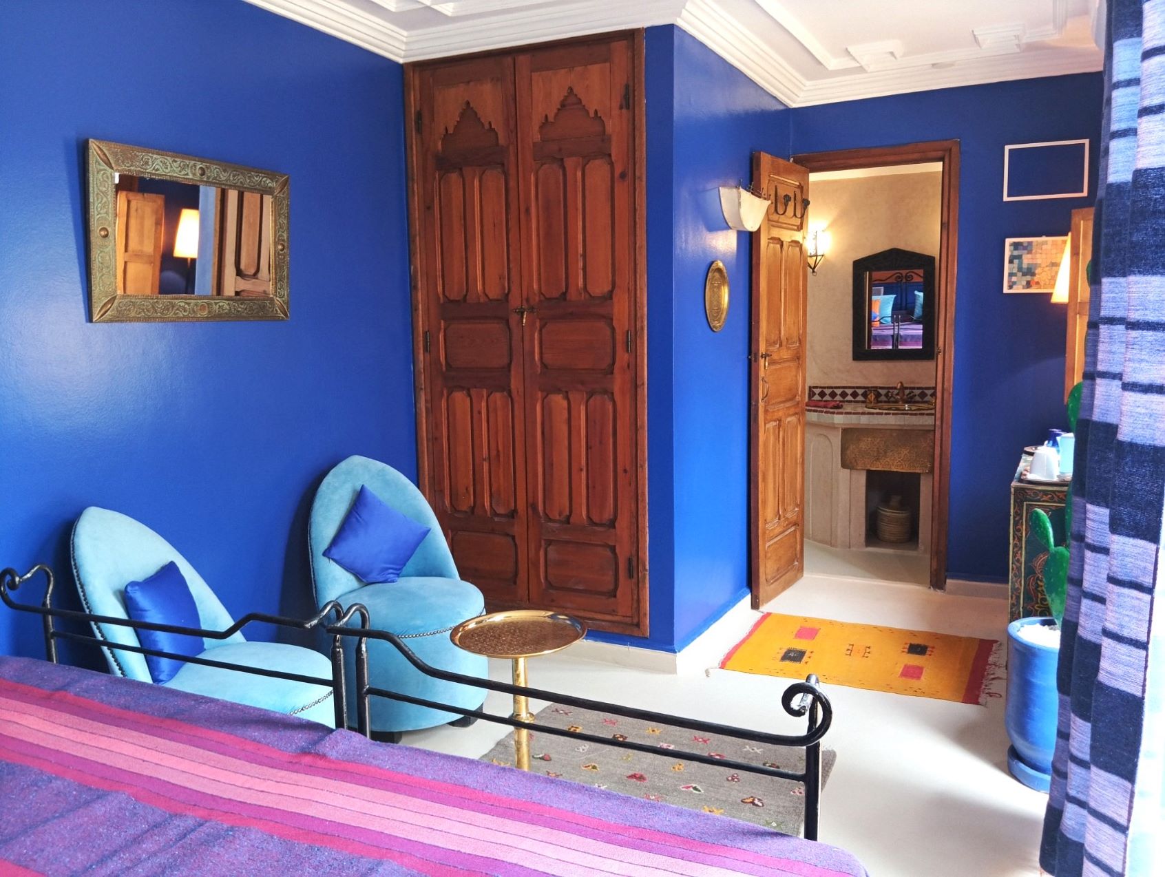 Chambre Majorelle Dar Taliwint (3)