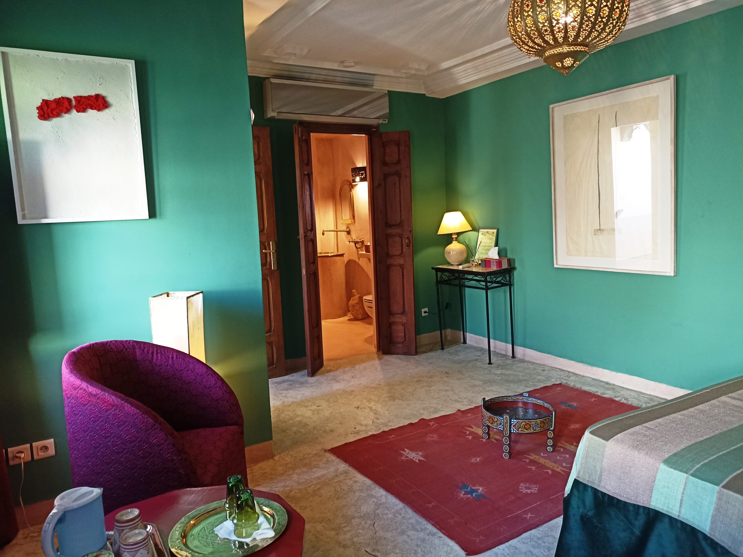 Chambre pacha riad dar taliwint marrakech