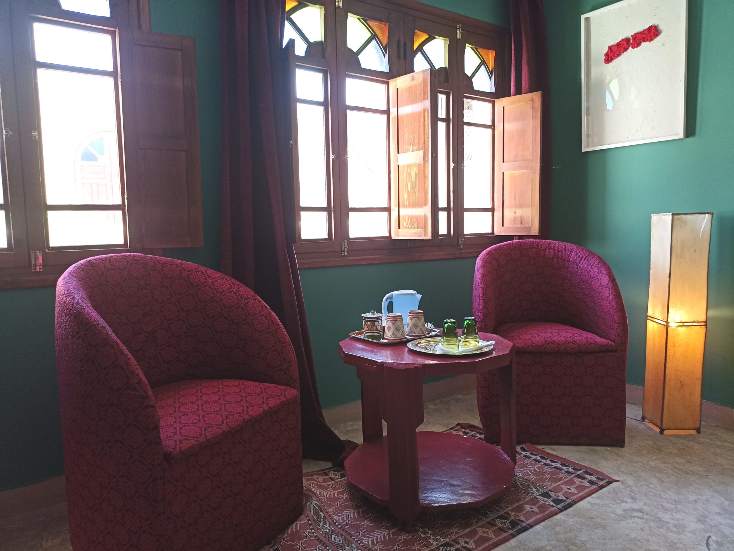 chambre pacha riad dar taliwint marrakech salon