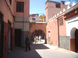 Derb street riad dar taliwint marrakech