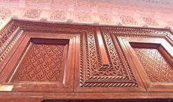 Wood moroccan craft riad dar taliwint marrakech