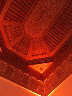 Plafond bahia raid dar taliwint marrakech
