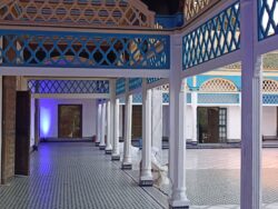 Palais Bahia colonnade riad dar taliwint marrakech