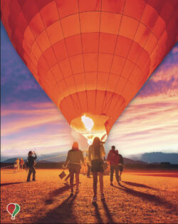 hot air balloon inflating dar taliwint marrakech