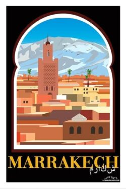 Marrakech carte postale Dar Taliwint