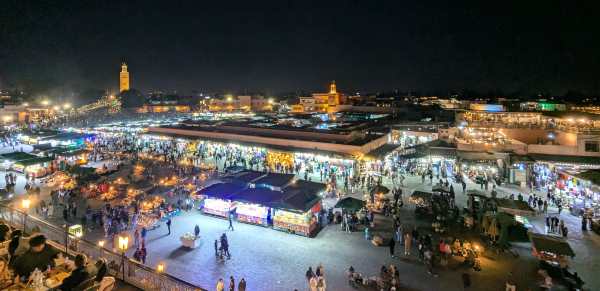 Marrakech jemaa el fna Dar Taliwint Marrakech night