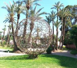 Globe terrestre Dar Taliwint Marrakech