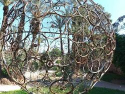Globe terrestre détail Dar Taliwint Marrakech